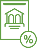 house deed with interest rate symbol